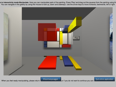 [Interactivity and User Engagement in Art Presentation Interfaces]